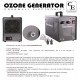 Generador de ozono. Ozonador de pared Ozotres Clase 4. 100m2